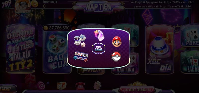 Minigame cực hot tại 789 club